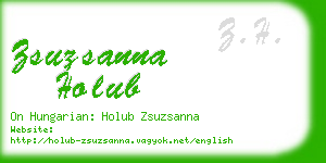 zsuzsanna holub business card